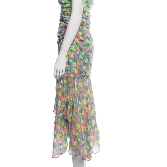 Amur Floral Cocktail Dress- Silk - Picture 2 of 8